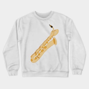 Baritone Saxophone Jazz Sax Crewneck Sweatshirt